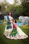 Gatha By Lnb Khadi Cotton With Sequins And Thread Embroidery Work Lahenga Choli With Dupatta Wholesale Market Surat